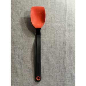 Dreamfarm Supoon Non-Stick Sit-Up Silicone Scraping Cooking Spoon Red 1 tbsp/tsp